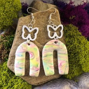 Polymer clay earrings